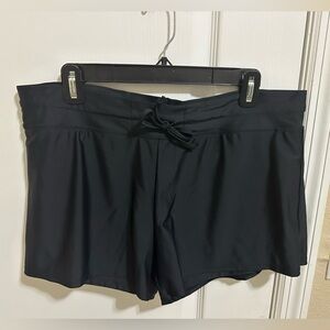 Kindred Bravely Black Maternity Swim Shorts Size Large – NWOT w/ Pocket